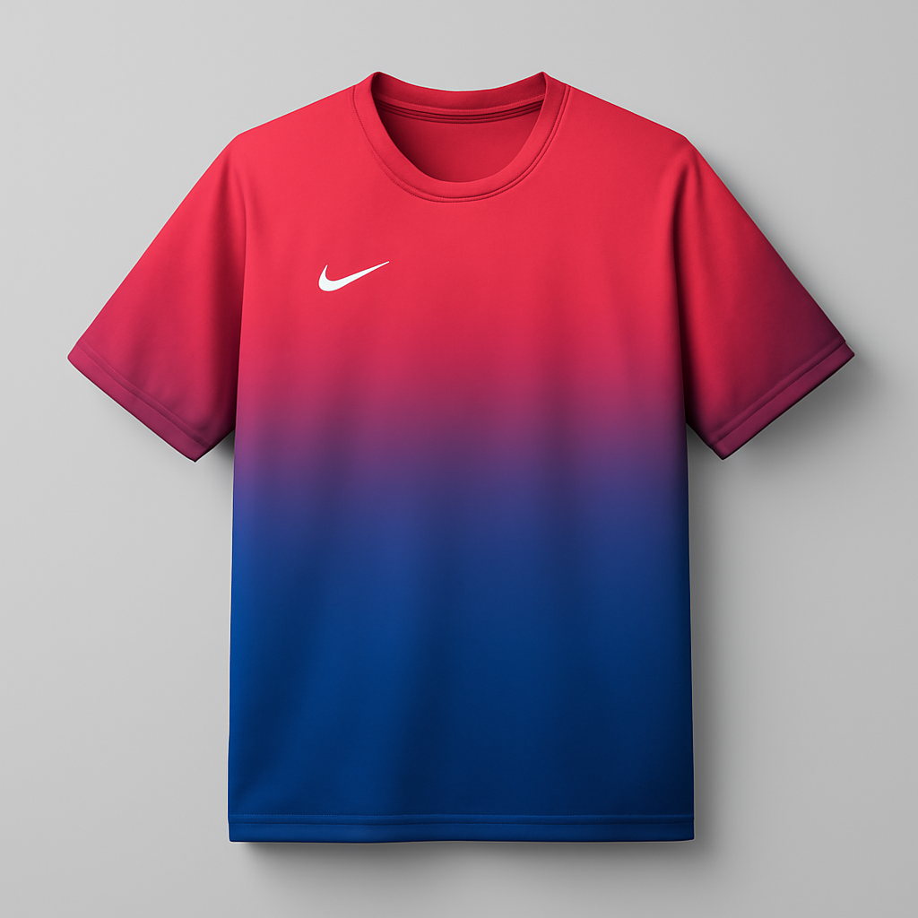 PSG 2023 Training Kit Shirt - Red-Blue